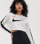 Nike Green And White Soccer Crop Top