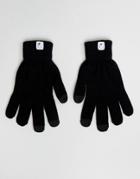 7x Knitted Gloves With Touch Screen - Black