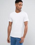 Abercrombie & Fitch T-shirt Muscle Slim Fit Moose Logo In White - White