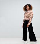 Weekday Pleated Velvet Cropped Pants