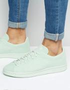 Adidas Originals Stan Smith Primeknit Sneakers In Green S80066 - Green