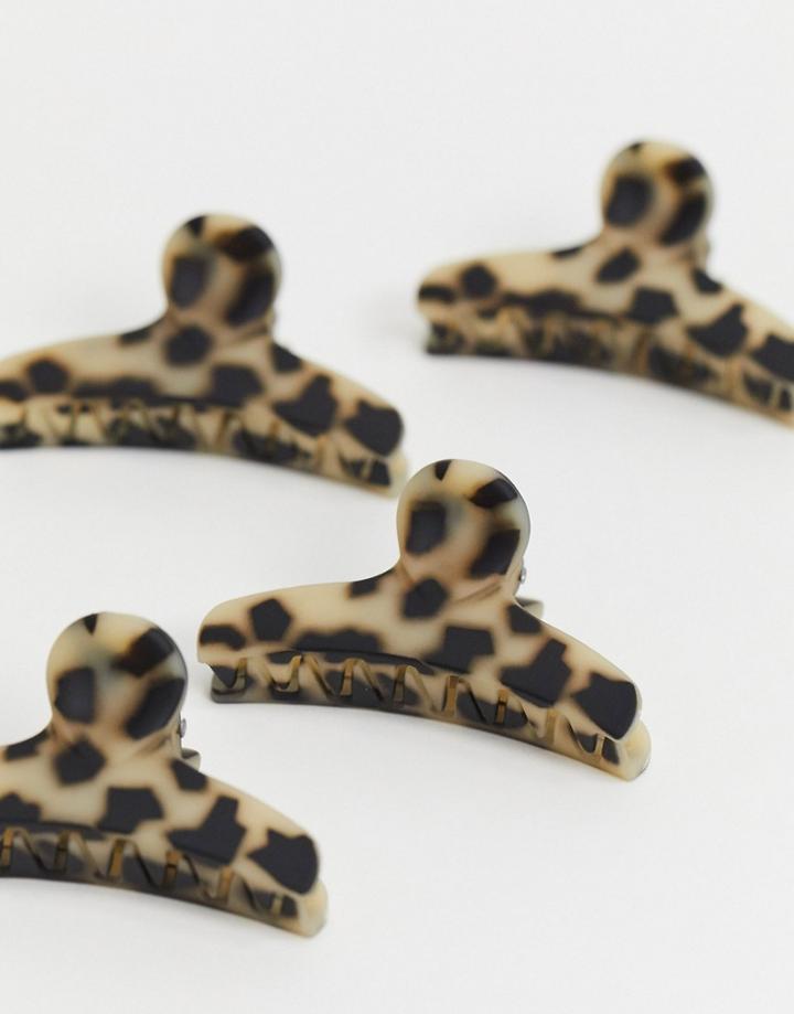 Leandro Limited Tokyo Tort Mini Jaw Clips 4pk-no Color