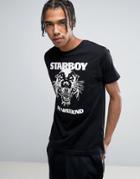 The Weeknd Starboy Panther T-shirt - Black