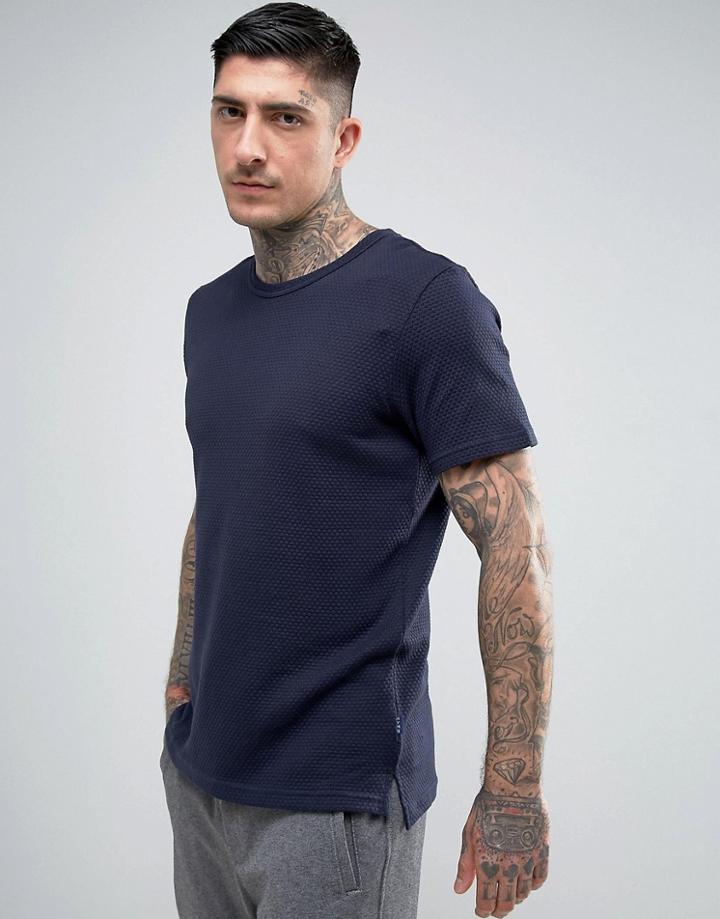 Hymn Popcorn Jersey T-shirt - Navy