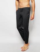 Farah Cuffed Joggers In Slim Fit - Black