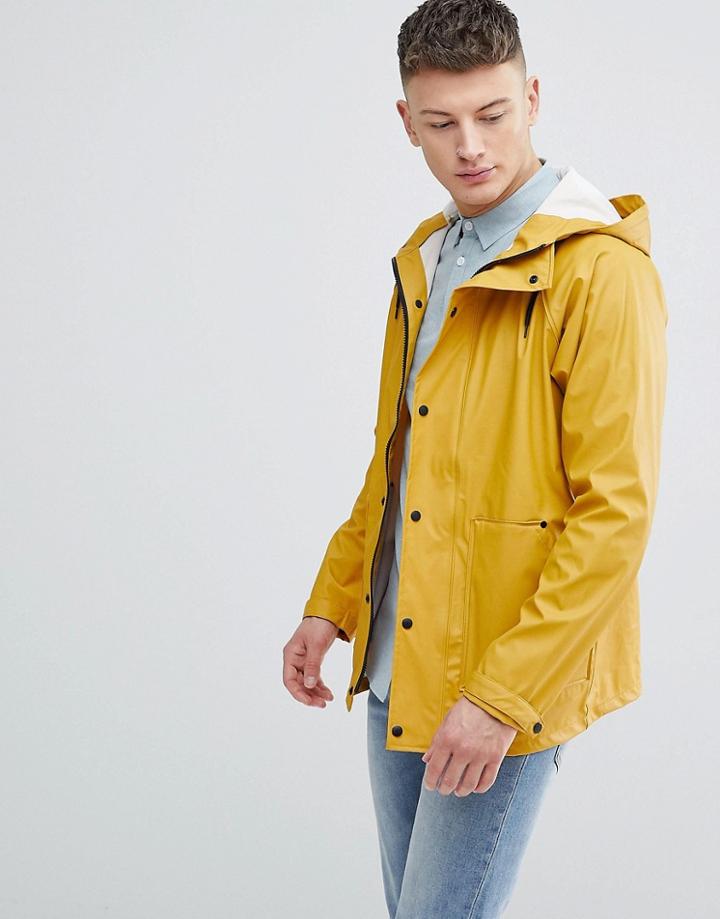 Another Influence Festival Rubberised Jacket - Yellow