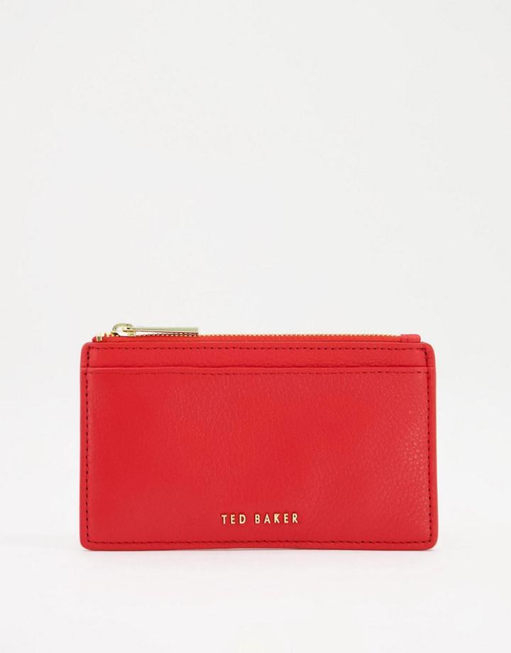 Ted Baker Sonya Zip Card Wallet-red