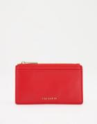 Ted Baker Sonya Zip Card Wallet-red