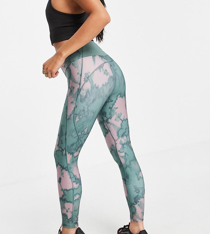 Asos 4505 Petite Camo Print Legging-multi