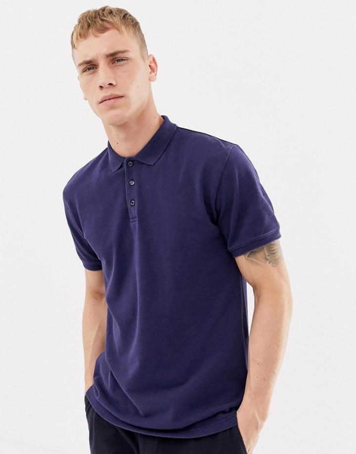 Tiger Of Sweden Jeans Regular Fit Polo Shirt In Navy - Black