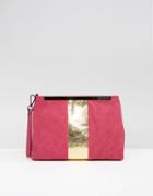 Little Mistress Metallic Detail Clutch