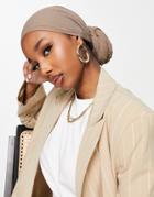 Trendyol Head Scarf In Mink-brown