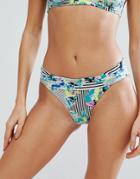 Sunseeker Printed Bikini Bottoms - Green