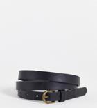 Pieces Curve Rounded Buckle Belt In Black