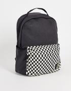 Typo X Mtv Backpack In Checkerboard Print-black