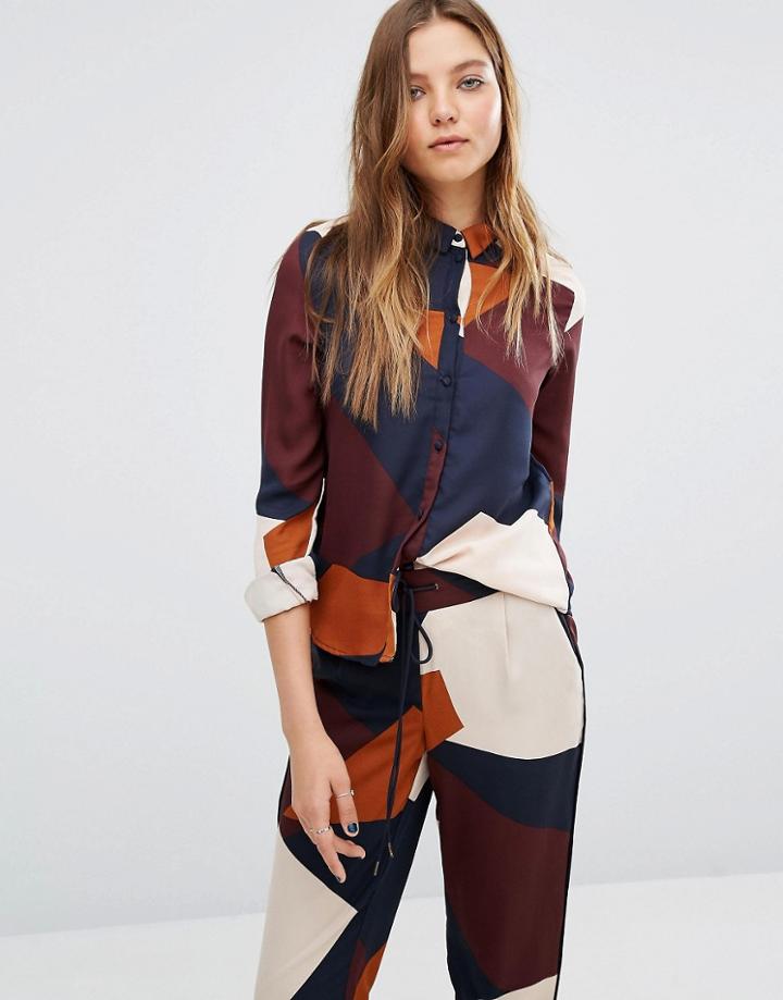 Vero Moda Color Block Shirt - Multi