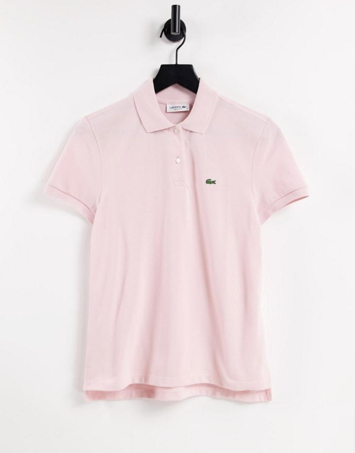 Lacoste Classic Polo In Pink