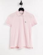 Lacoste Classic Polo In Pink