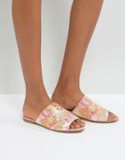 New Look Geisha Flat Mule Sandal - Beige