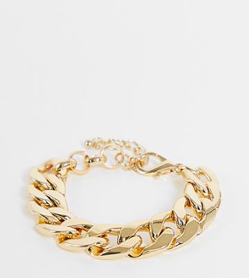 Faded Future Chunky Chain Bracelet In Gold