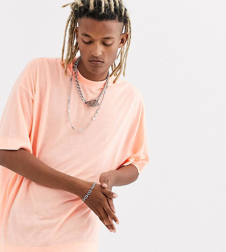 Collusion Oversized T-shirt In Neon