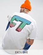 Crooked Tongues Gildan T-shirt In White With Back Print - White