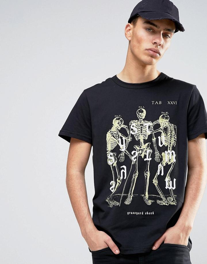 Systvm Graveyard Printed T-shirt - Black