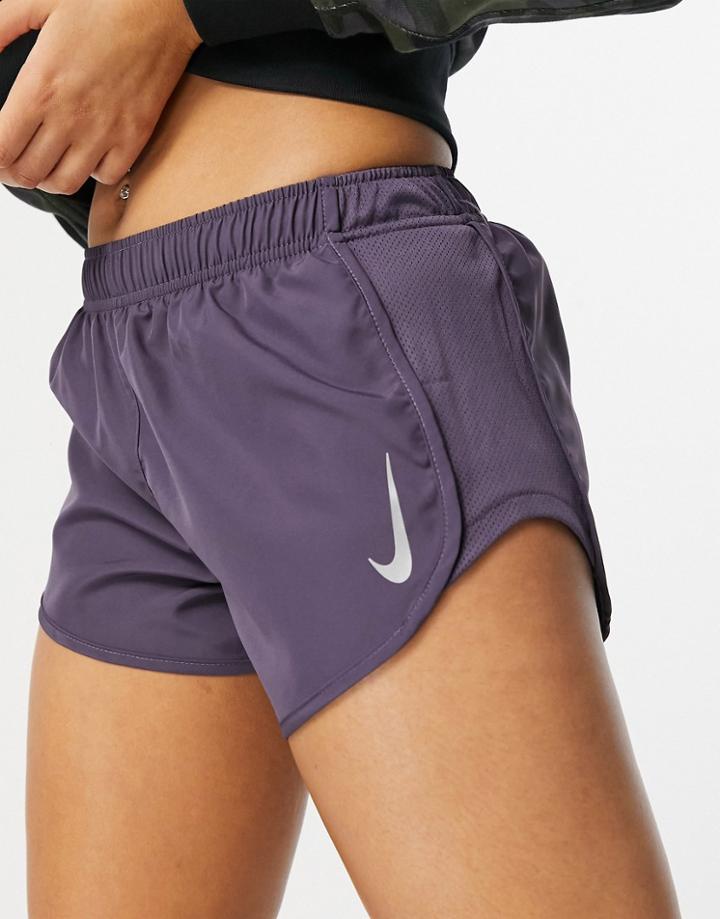 Nike Running Hi-cut Tempo Shorts In Purple