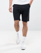Asos Skinny Short With Contrast Waistband - Black