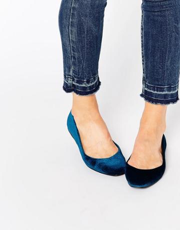 Asos Lassie Ballet Flats - Blue