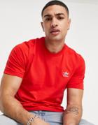 Adidas Originals Essentials T-shirt In Red