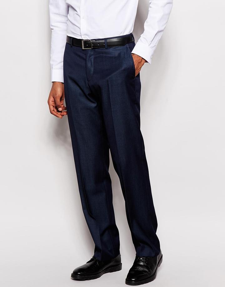 Dkny Classic Fit Suit Pants - Tailor To Fit Hem - Blue
