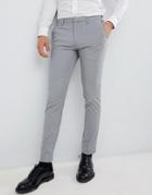 Burton Menswear Super Skinny Fit Pants In Gray - Gray