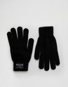 Nicce Gloves In Black - Black
