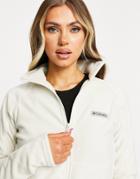 Columbia Basin Trail Ii Full Zip Jacket In Cream-white