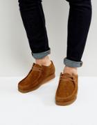 Clarks Orginal Wallabee Suede Shoes - Brown