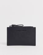 Claudia Canova Zip Top Card Holder In Black