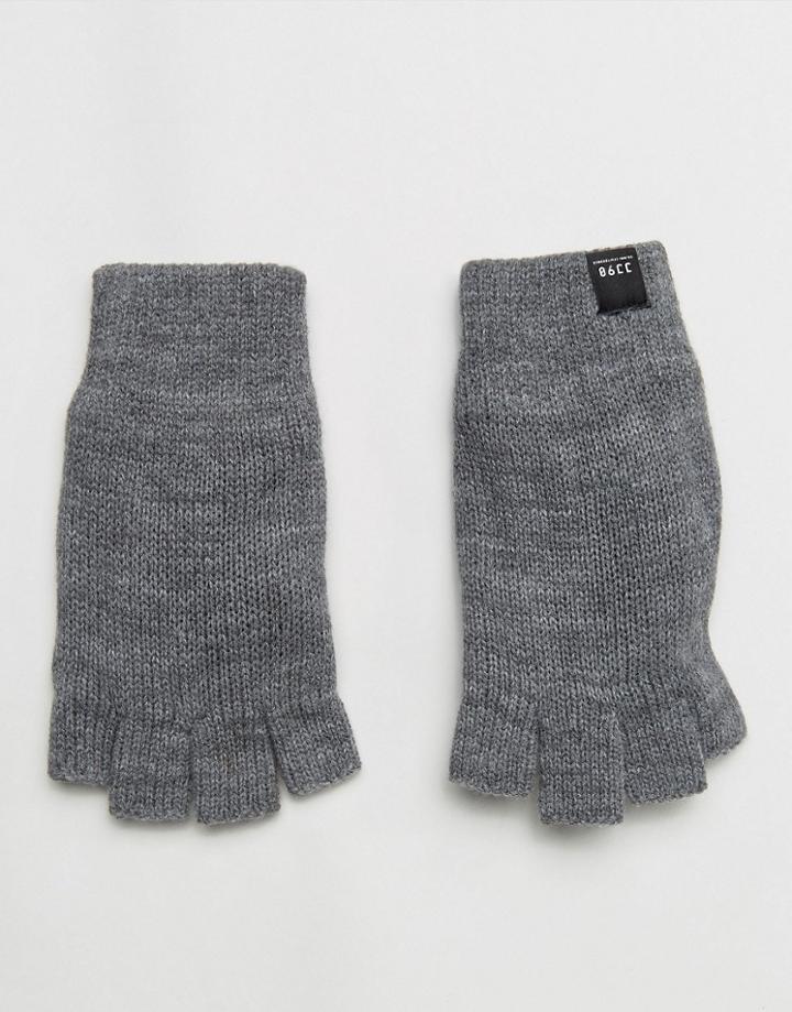 Jack & Jones Dna Fingerless Gloves - Gray