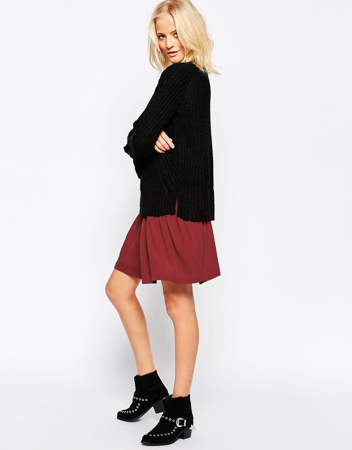 Minimum Pleated Skirt - 470 Dark Red