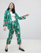 Monki Floral Print Pants Two-piece - Multi