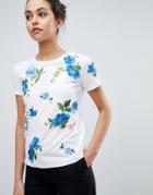 Sportmax Code Floral Embroidered T-shirt - White