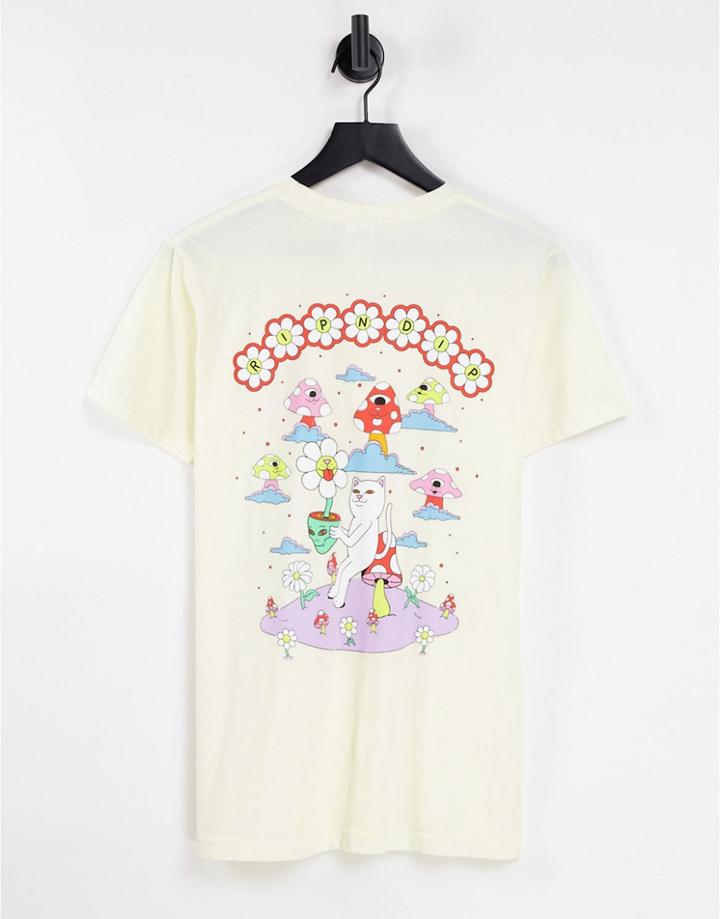 Ripndip Plant Based Back Print T-shirt In Off White