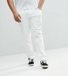 Asos Plus Slim Jeans In White - White