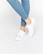 Asos Diaz Lace Up Sneakers - White