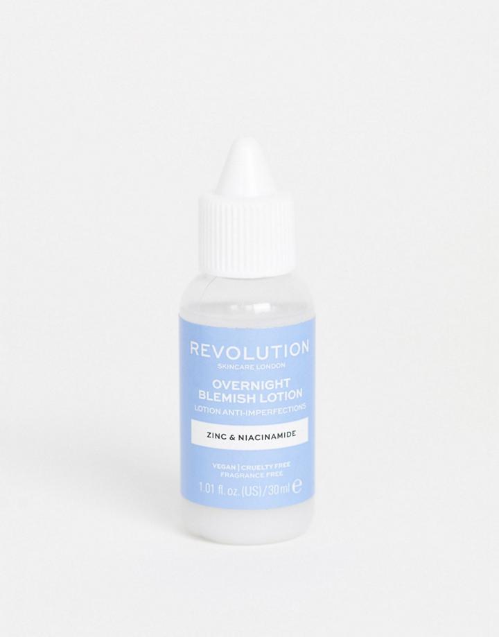 Revolution Skincare Zinc & Niacinamide Overnight Blemish Lotion-no Color