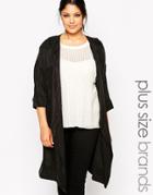 Carmakoma Wrap Kimono Jacket - Black