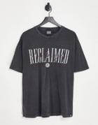 Reclaimed Vintage Inspired Oversized Washed T-shirt With Logo-gray