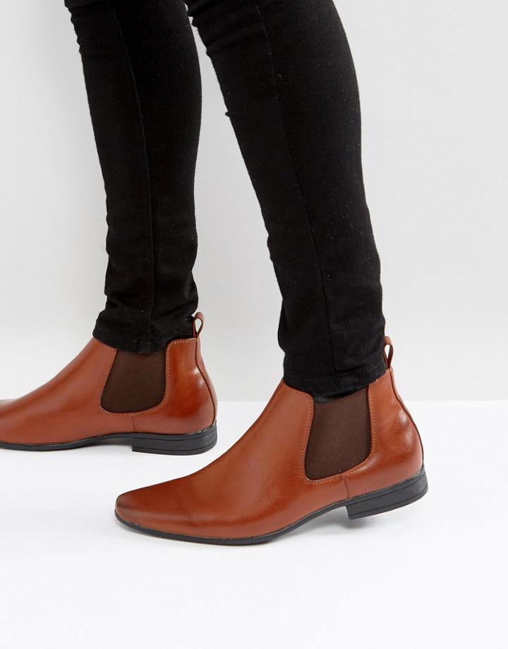 New Look Worker Chelsea Boot In Tan - Tan