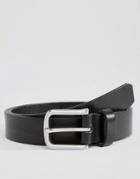Royal Republiq Patriot Leather Belt In Black - Black