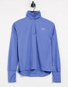 Asos 4505 Icon Long Sleeve Top With 1/4 Zip-blues